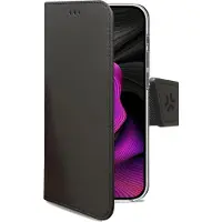 Celly WALLY1055, Wallet case, Apple, iPhone 15 Plus, 17 cm (6.7"), Black