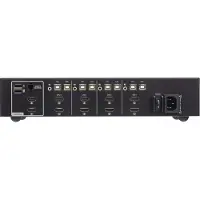 Aten – 4-Port USB HDMI Dual Display Secure KVM Switch with CAC (PSD PP v4.0 Compliant) (CS1144H4C-AT-G)