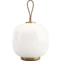 Louis Poulsen VL45 Radiohus kannettava lamppu Ø17,5 cm Brass-white opal glass