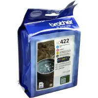 Brother LC422VAL -mustekasettipakkaus, monivärinen, 4 kpl