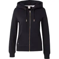 Superdry for woman. W2012358A Hoodie with zip and logo Essential black (XS), Casual, Cotton, Sustainable