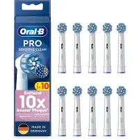 Oral-B Pro Sensitive Clean 10 kpl -vaihtoharjaspäät, Valkoinen