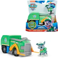 Ryhmä Hau Patrol - recycling truck with Rocky figure, toy vehicle