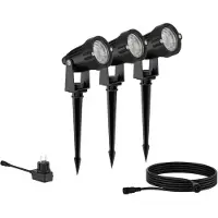 Philips Caper ulkokohdevalaisin 1,5 W, Maavalaistus ulkokäyttöön, musta, Alumiini, Muovi, IP44, Puutarha, II