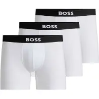 BOSS for man. 50544272 Set 3 White One Boxers (M), Homewear, Cotton