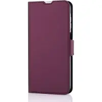 Wave Book Case suojakotelo Samsung Galaxy A16 5G ja A16 4G smoky sangria