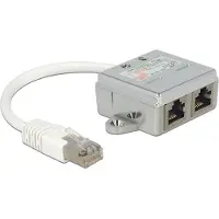 DeLOCK – RJ45 Port Doubler 1 x RJ45 plug to 2 x RJ45 jack (2 x Ethernet) (65177)
