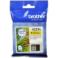 Brother LC422XLY riittoisa keltainen mustekasetti