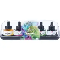 Royal Talens Nestemäinen akvarelli - - Ecoline - Päävärit - 5 pulloa 30 ml - Hajusteeton