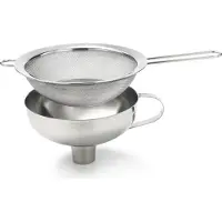 Isi Suppilo siivilällä Ruostumaton teräs