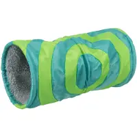 Trixie - Cuddly Tunnel Green 35 cm Ø 15 cm - Pieneläimet - Pesät ja häkkitarvikkeet - Leikkitunnelit ja Putket