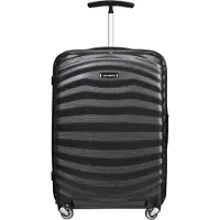 Samsonite Lite Shock - 4-Pyöräiset matkalaukku | musta | 40x55x20 cm