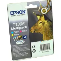 Epson T1306 DURABrite Ultra Stag -väriainekasetti, tri-colour multipack