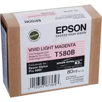 Epson C13T580B00 -mustekasetti, 80 ml, kirkkaan vaaleanmagenta