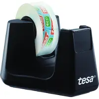 TESA 53905-00000-01, 1,9 cm, 33 m, Akryylinitriilibutadieenistyreeni (ABS), Musta, Läpinäkyvä, 33 m, 1,9 cm