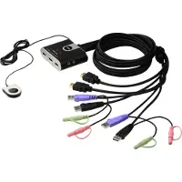 Aten CS692-AT 2-Porttinen USB HDMI KVM-kytkin äänellä (CS692-AT)