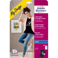 Avery T-Shirt Transferfilm colour textils 4sh A4