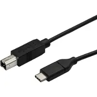 StarTech.com 2.0 USB-C - USB-B -kaapeli, 3m, musta
