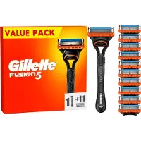 Gillette Fusion5 partakone + vaihtopäät 11 kpl