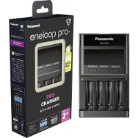 Panasonic Eneloop LCD PRO Laturi BQ-CC65E musta