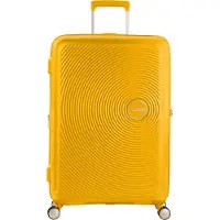 American Tourister Soundbox Spinner Matkalaukku 35.5L, Golden Yellow