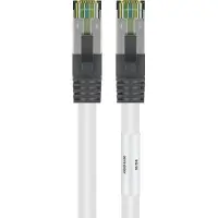 Pro RJ45 (CAT 6A, 500 MHz) patch-kaapeli CAT 8.1 S / FTP-raakakaapelilla, 15292
