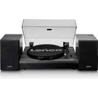 Lenco LS-300BK Bluetooth, levysoitin ja kaiuttimet
