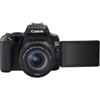 Canon EOS 250D -järjestelmäkamera, musta + 18-55 IS STM