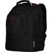 Wenger Ibex Ballistic Deluxe 35.56cm 14Zoll-40.64cm 16Zoll Laptop Backpack Black (606493)
