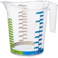 Rotho 1750810379, 2 L, akrylonitriili-styreeni (SAN), läpinäkyvä, 154 mm, 193 mm, 221 mm