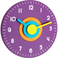 TFA-Dostmann 60.3015.11 Design Wall Clock purple