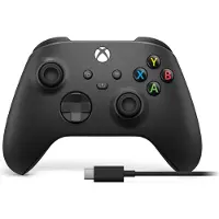 Microsoft Xbox Series Ohjain + USB-C Kaapeli Musta PC Xbox One ja Series