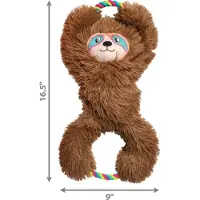 Kong Tuggz Sloth, pituus 42cm, ruskea