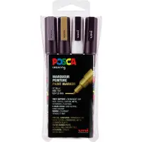 Posca 3M metallic 4 tussia