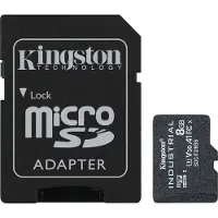 Kingston 8GB Industrial microSDHC UHS-I U3 V30 A1