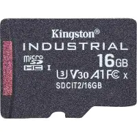 Kingston – 16GB microSDHC Industrial C10 A1 pSLC Card w/o Adapter (SDCIT2/16GBSP)