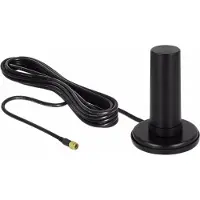 DeLOCK – 5G LTE Antenna SMA plug 0 - 3 dBi fixed omnidirectional connection cable RF195 3 m outdoor (12590)