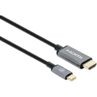 Manhattan USB-C - HDMI kaapeli, 1m