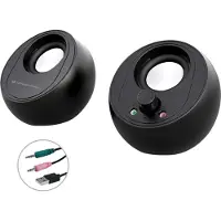 Conceptronic BJORN01B, 2-suuntainen, 2.0 kanavaa, Langallinen & langaton, 10 W, 140 - 13000 Hz, Musta