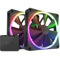 NZXT F140 RGB PWM Twin Pack -tuuletin, 140 mm, musta, tuplapakkaus