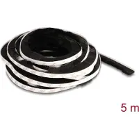 DeLOCK – Harjatiiviste itseliimautuva 15 mm - pituus 5 m musta (66895)