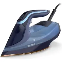 Philips Azur 8000 Series DST8020/21 Höyrysilitysrauta, Höyrysilitysrauta, SteamGlide Elite -pohjalevy, 2,5 m, 210 g/min, Vaaleansininen, 45 g/min