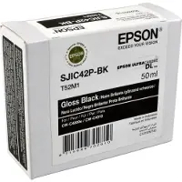 Epson SJIC42P-BK -mustekasetti, kiiltävä musta