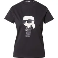 Karl Lagerfeld Paita 'Ikonik 2.0' musta / valkoinen