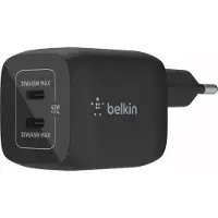 Belkin Boost Charge 45W USB-C Seinälaturi - 2-port - Musta