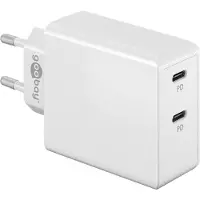 Goobay Dual USB-C PD fast charger (36 W) white