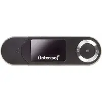 Intenso 3601470, MP3-soitin, 16 GB, LCD, USB 2.0, Musta, Mukana kuulokkeet