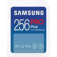 Samsung PRO Plus MB-SD256S, 256 GB, SDXC, Luokka 10, UHS-I, 180 MB/s, 130 MB/s (MB-SD256S/EU)