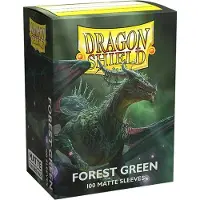 Arcane Tinmen Dragon Shield Sleeves Standard Size Matte Forest Green (100ct)