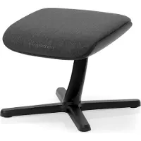 Noblechairs Footrest 2 -jalkatuki - Kangas - Alumiini/Antrasiitti